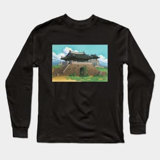 West Gate of Suigen in Korea by Kawase Hasui Long Sleeve T-Shirt